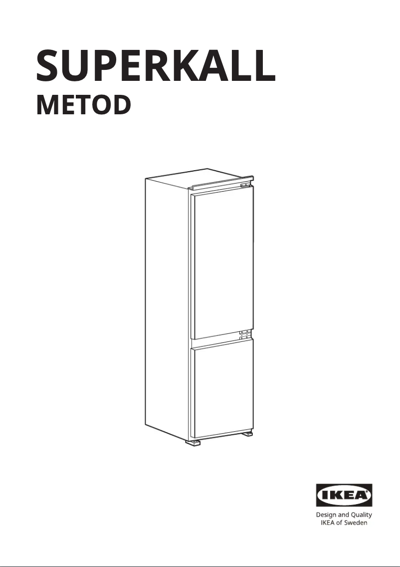 Page 1 de la notice Manuel utilisateur Ikea SUPERKALL 605.556.43