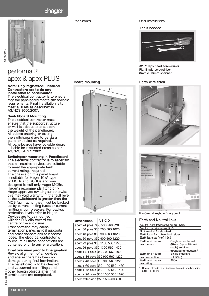 Page 1 de la notice Manuel utilisateur Hager JPD3012NSSDW