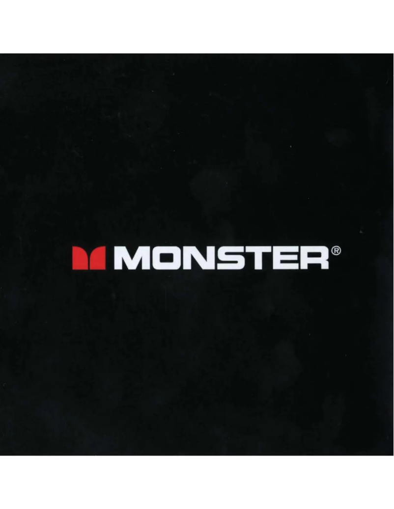 Page 1 de la notice Manuel utilisateur Monster DNA Max