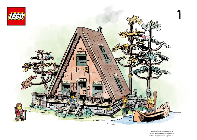 Page 1 de la notice Manuel utilisateur Lego Ideas 21338