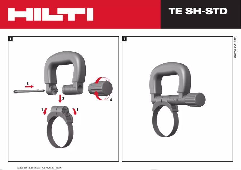Página 1 del manual Instrucciones / montaje Hilti TE 800-AVR