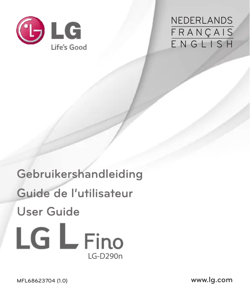 Page 1 of the manual User Manual LG LG-D290N