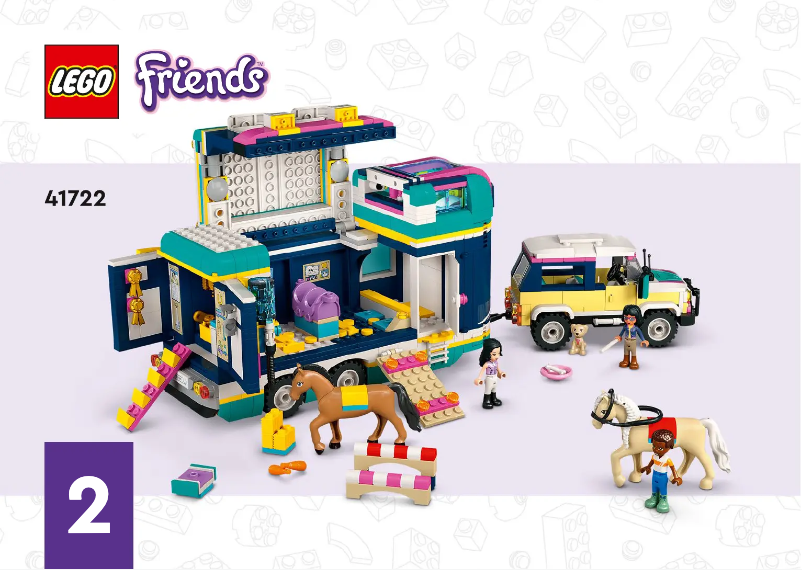 Page 1 de la notice Manuel utilisateur Lego Friends 41722
