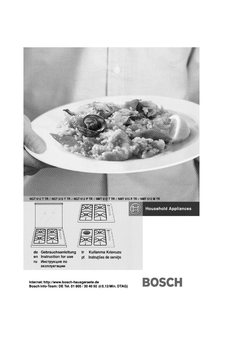 Page 1 de la notice Manuel utilisateur Bosch NMT612MTR