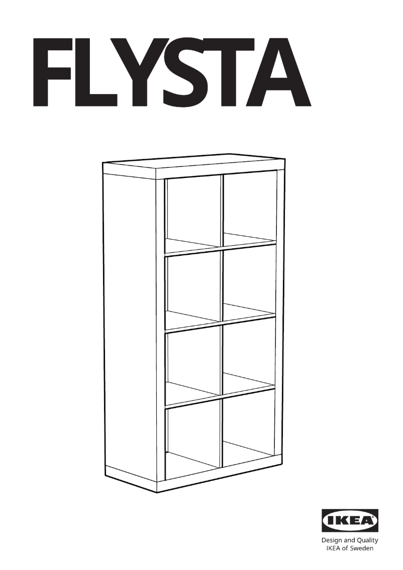Page 1 de la notice Manuel utilisateur Ikea FLYSTA 303.772.42