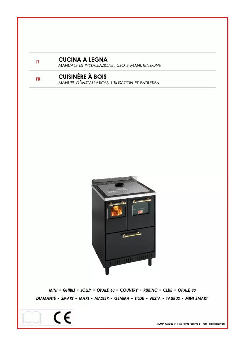 Page 1 de la notice Manuel utilisateur Cadel Master