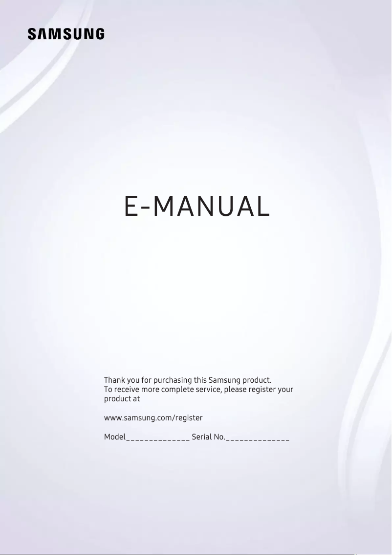 Página 1 del manual Manual de usuario Samsung QA75Q7FAMG