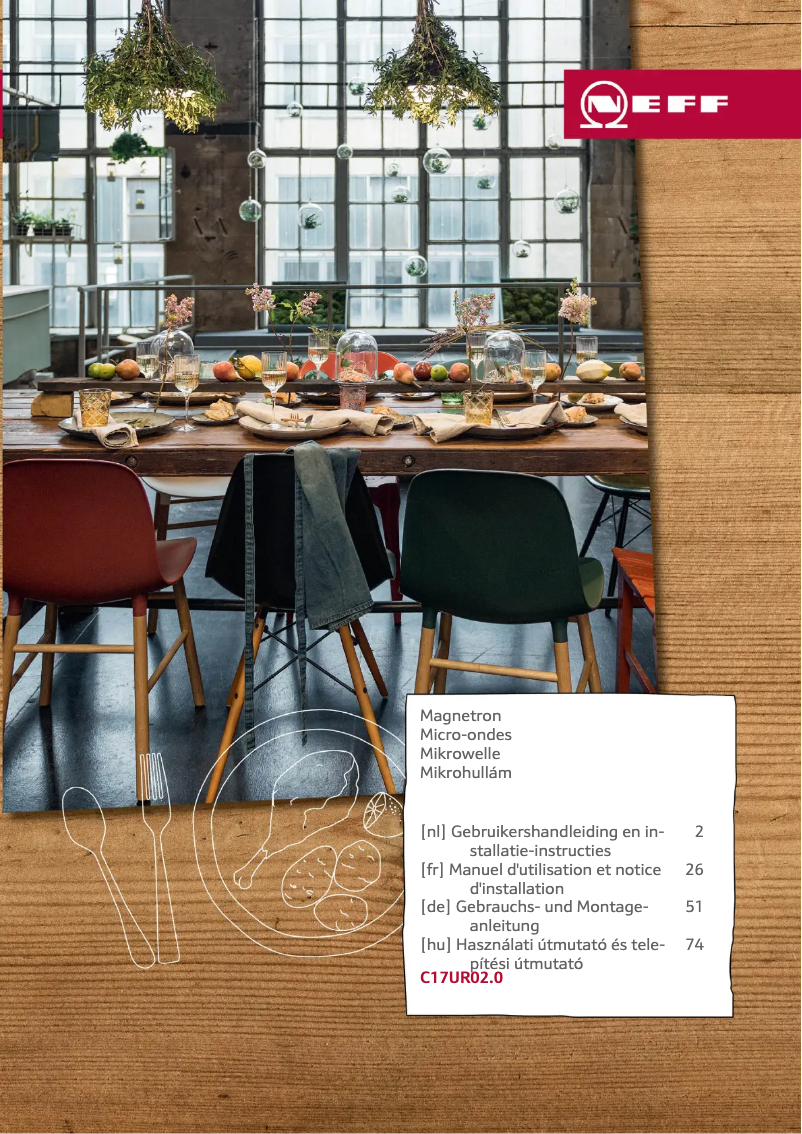 Página 1 del manual Guía de instalación Neff C17UR02N0