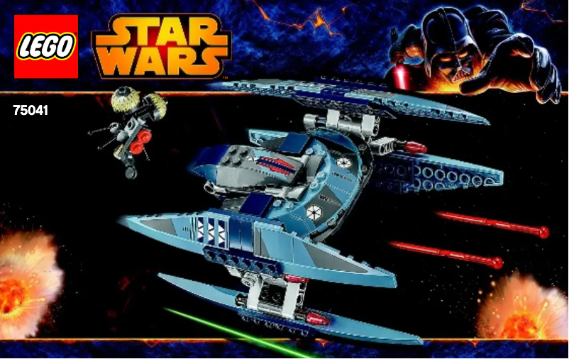 Page 1 de la notice Manuel utilisateur Lego Star Wars 75041