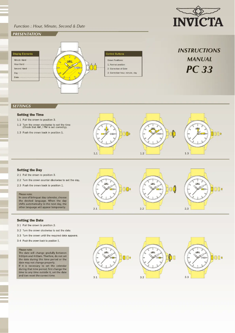 Página 1 del manual Manual de usuario Invicta Coalition Forces 25323