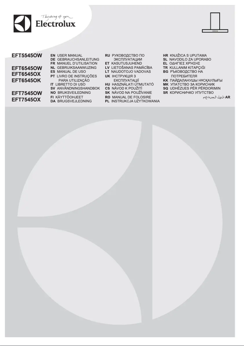 Página 1 del manual Manual de usuario Electrolux EFT6545OK
