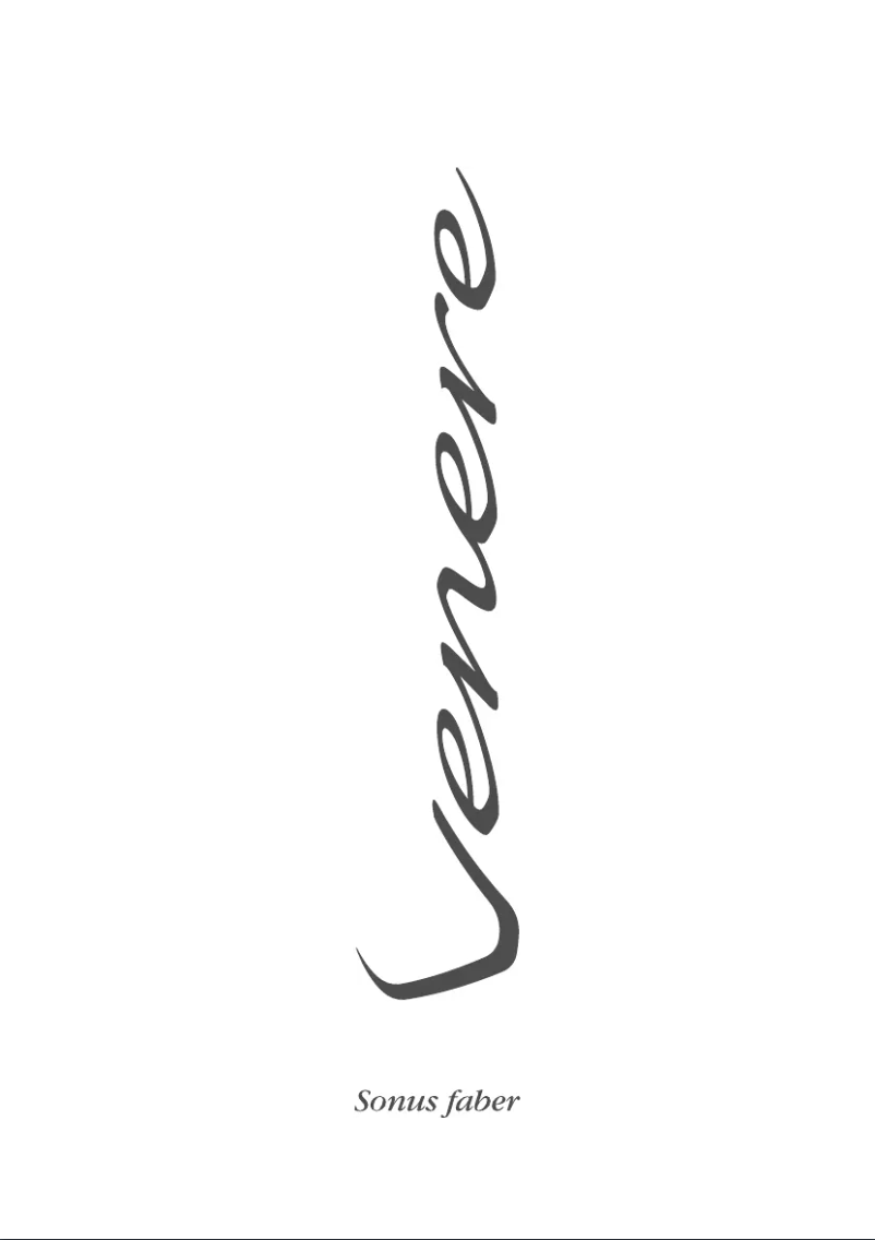 Página 1 del manual Manual de usuario Sonus Faber Venere 2.0