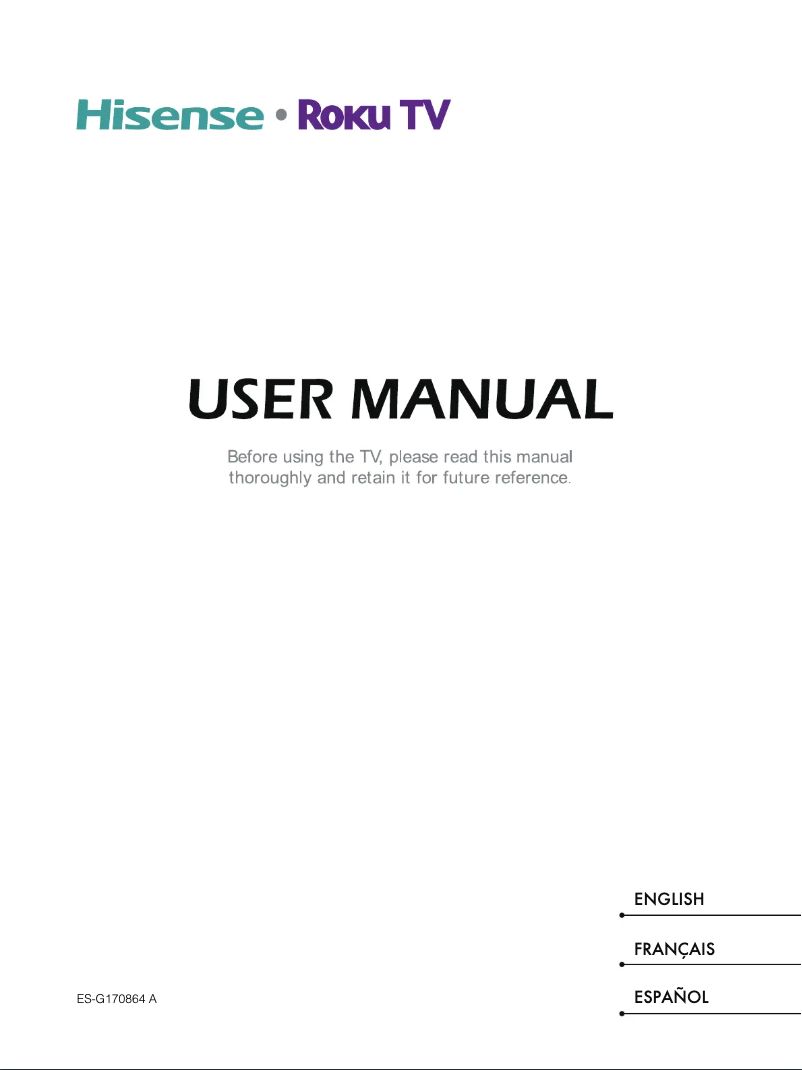 Página 1 del manual Manual de usuario Hisense 40H4D