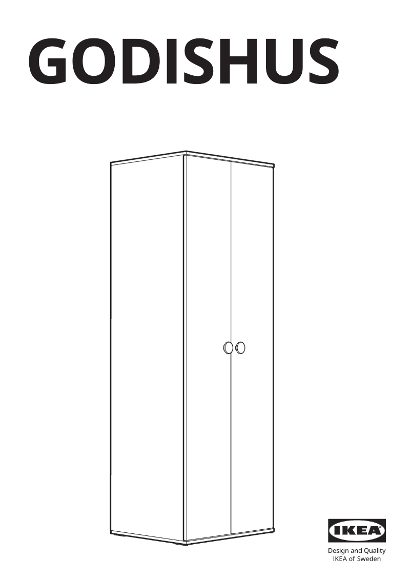 Page 1 de la notice Manuel utilisateur Ikea GODISHUS 504.224.94