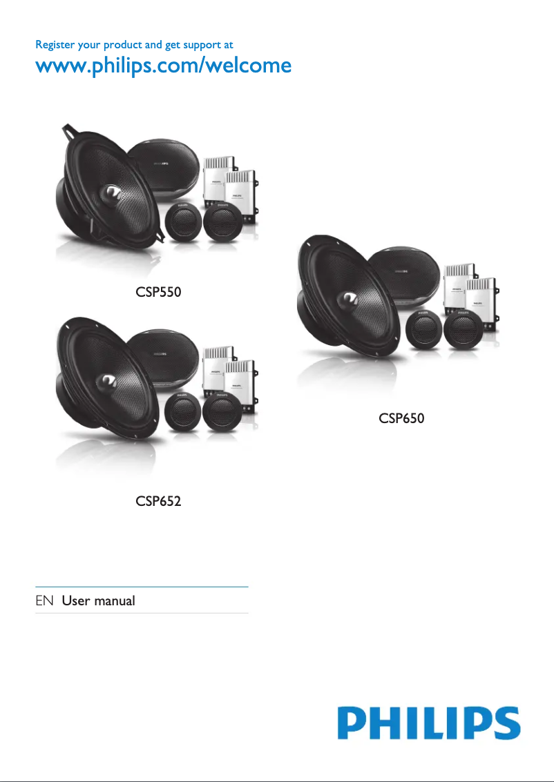 Página 1 del manual Manual de usuario Philips CSP650
