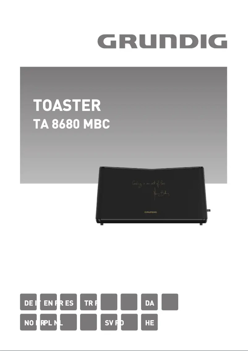 Página 1 del manual Manual de usuario Grundig TA 8680 MBC