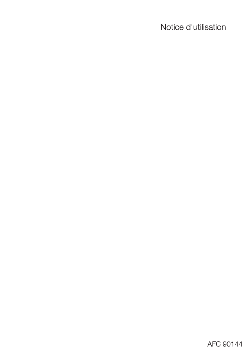 Página 1 del manual Manual de usuario Arthur Martin-Electrolux AFC90144W