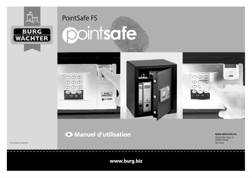 Página 1 del manual Manual de usuario Burg Wächter PointSafe 4 E