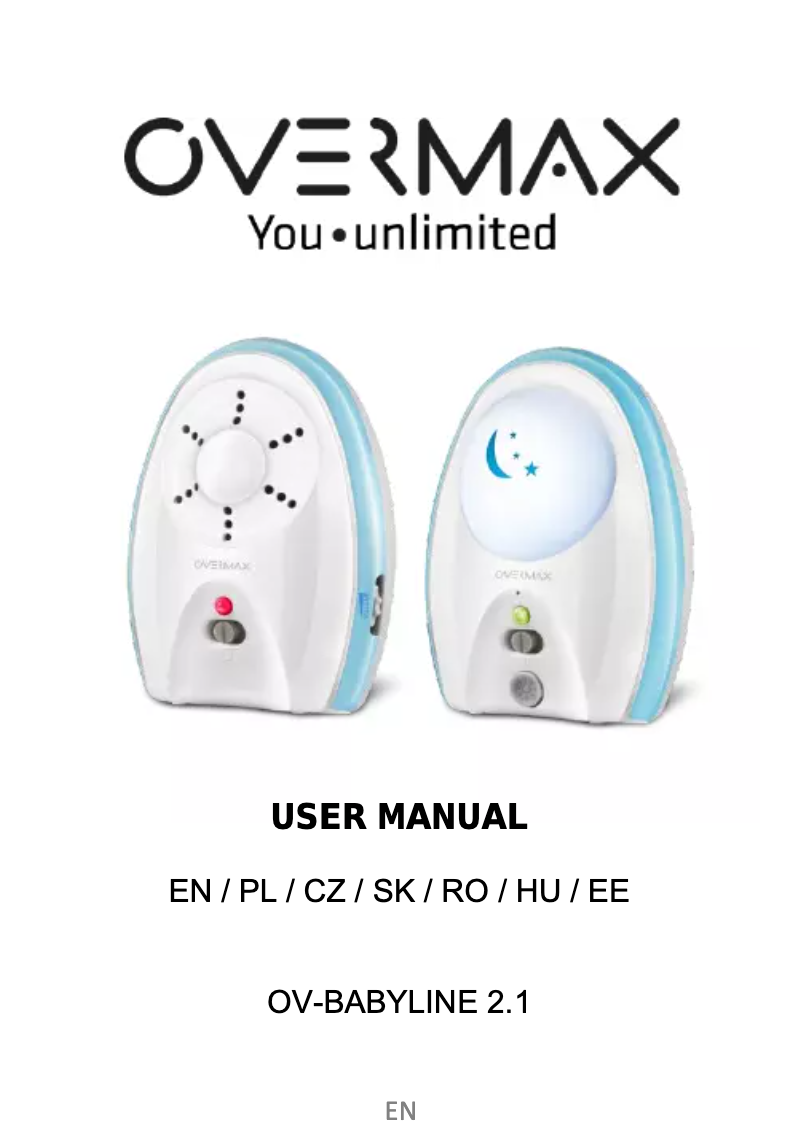 Page 1 de la notice Manuel utilisateur Overmax Babyline 2.1