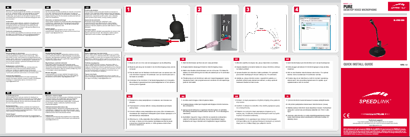 Page 1 of the manual User Manual Speed-Link SL-8702-SBK