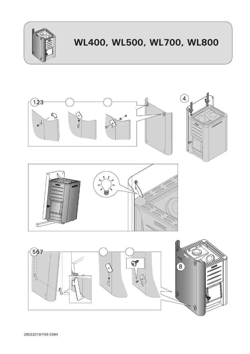 Página 1 del manual Manual de usuario Harvia Pro WL650