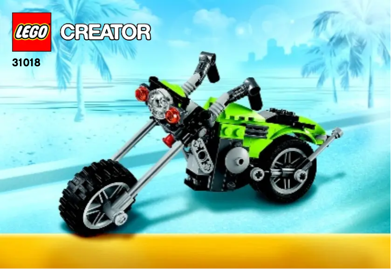 Page 1 de la notice Consignes visuelles Lego Creator 31018