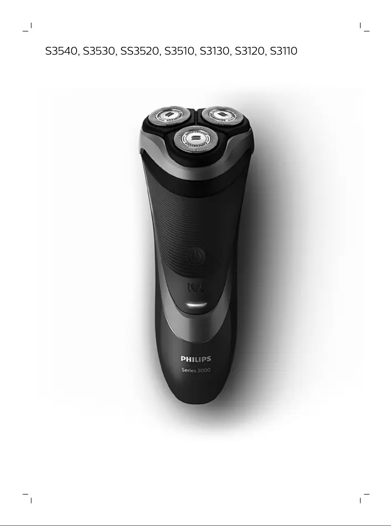 Página 1 del manual Manual de usuario Philips SHAVER Series 3000 S3120