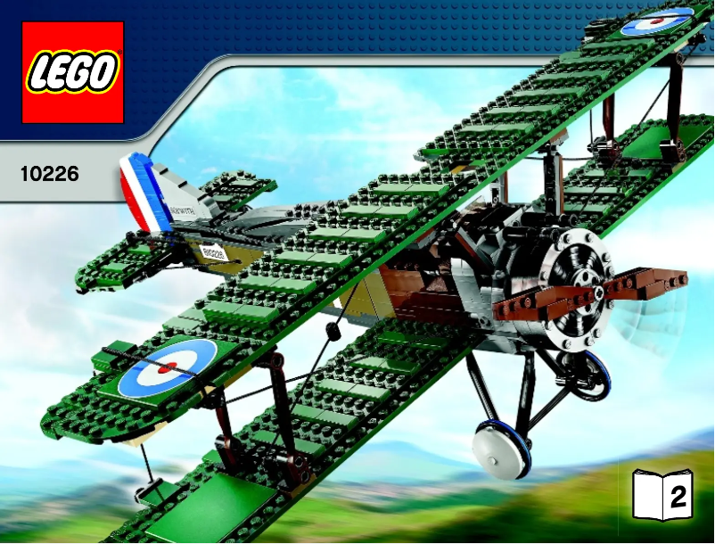 Image de la première page du manuel de l'appareil Sopwith Camel