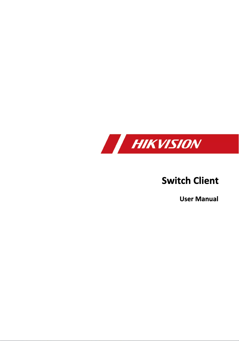 Page 1 de la notice Manuel utilisateur Hikvision DS-3E1106HP-EI