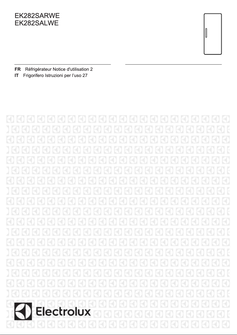 Página 1 del manual Manual de usuario Electrolux EK282SALWE