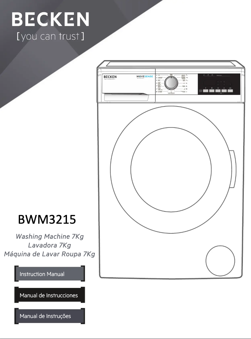 Page 1 de la notice Manuel utilisateur Becken BWM3215