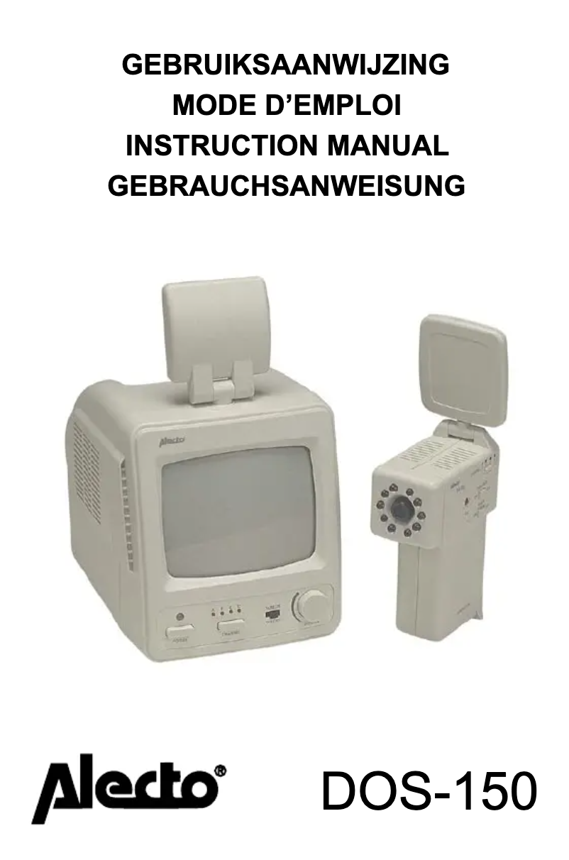 Page 1 de la notice Manuel utilisateur Alecto DOS-150