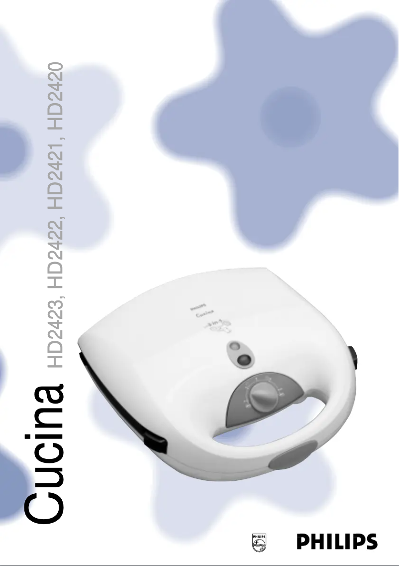 Page n°1 - Manuel utilisateur Philips Cucina HD2420