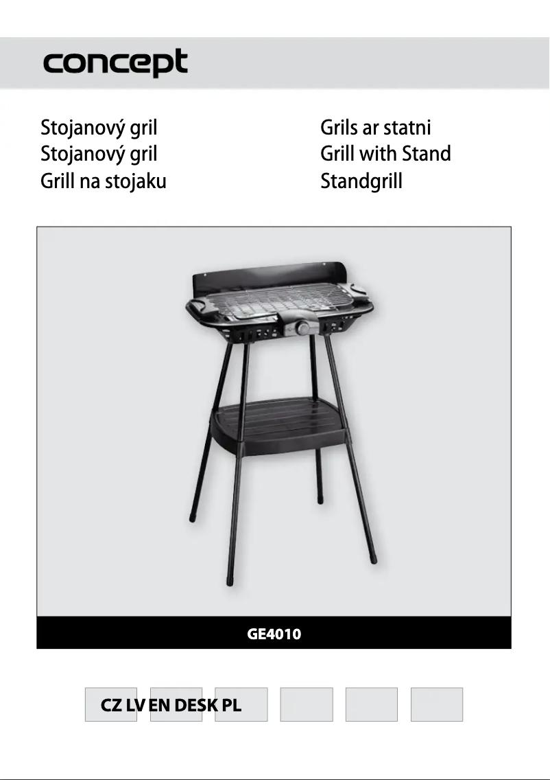 Page 1 de la notice Manuel utilisateur Concept GE-4010