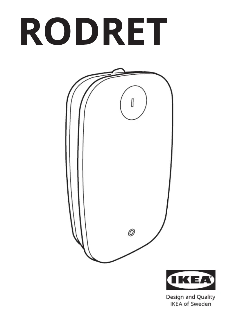 Page 1 de la notice Manuel utilisateur Ikea RODRET 805.597.96