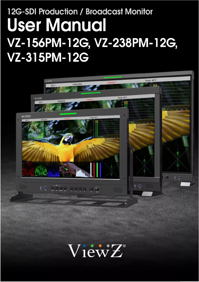 Página 1 del manual Manual de usuario ViewZ VZ-238PM