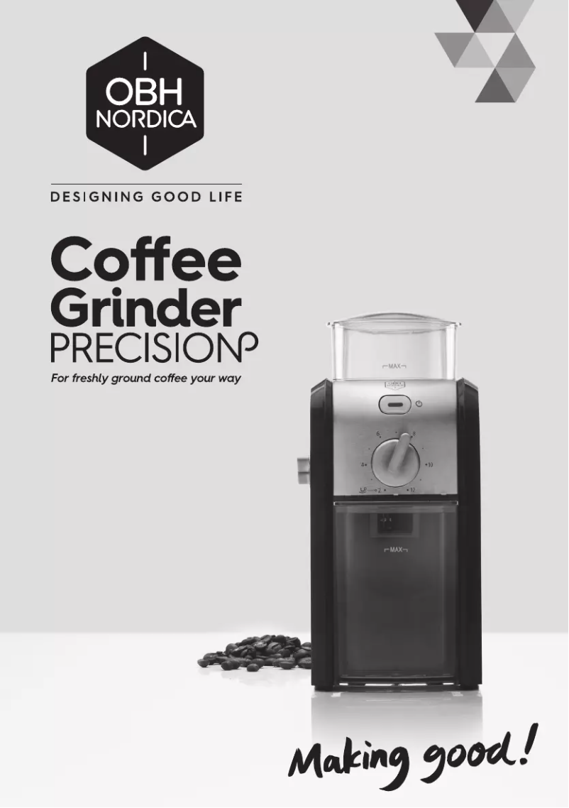 Page 1 de la notice Manuel utilisateur OBH Nordica Precision