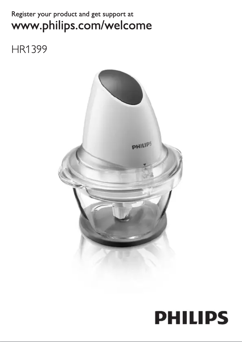 Página 1 del manual Manual de usuario Philips Viva Collection HR1399