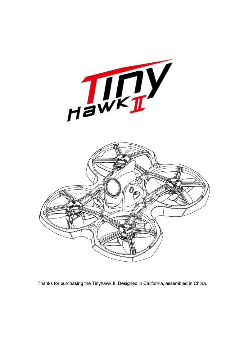 Página 1 del manual Manual de usuario Emax Tinyhawk II