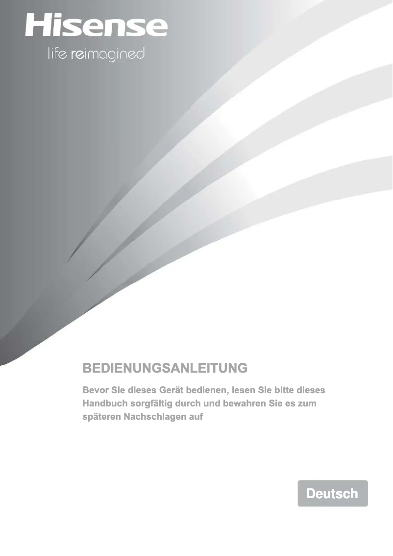 Page 1 de la notice Manuel utilisateur Hisense MS91518CC