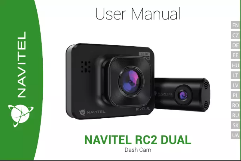 Page 1 of the manual User Manual Navitel RС2 DUAL
