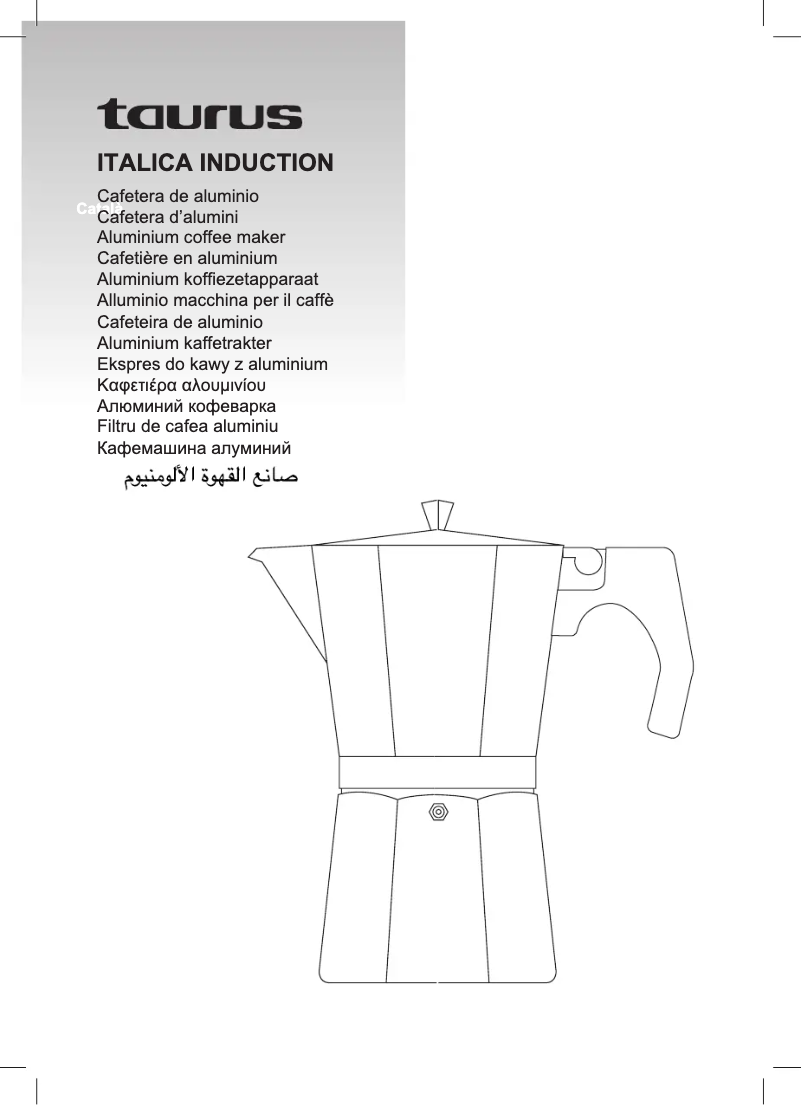 Page 1 de la notice Manuel utilisateur Taurus Italica Induction 9