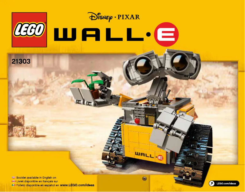 Page 1 de la notice Manuel utilisateur Lego Wall-E 21303