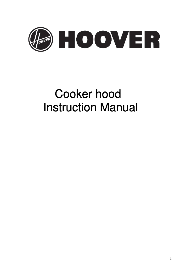 Página 1 del manual Manual de usuario Hoover HECH616/3X AUS