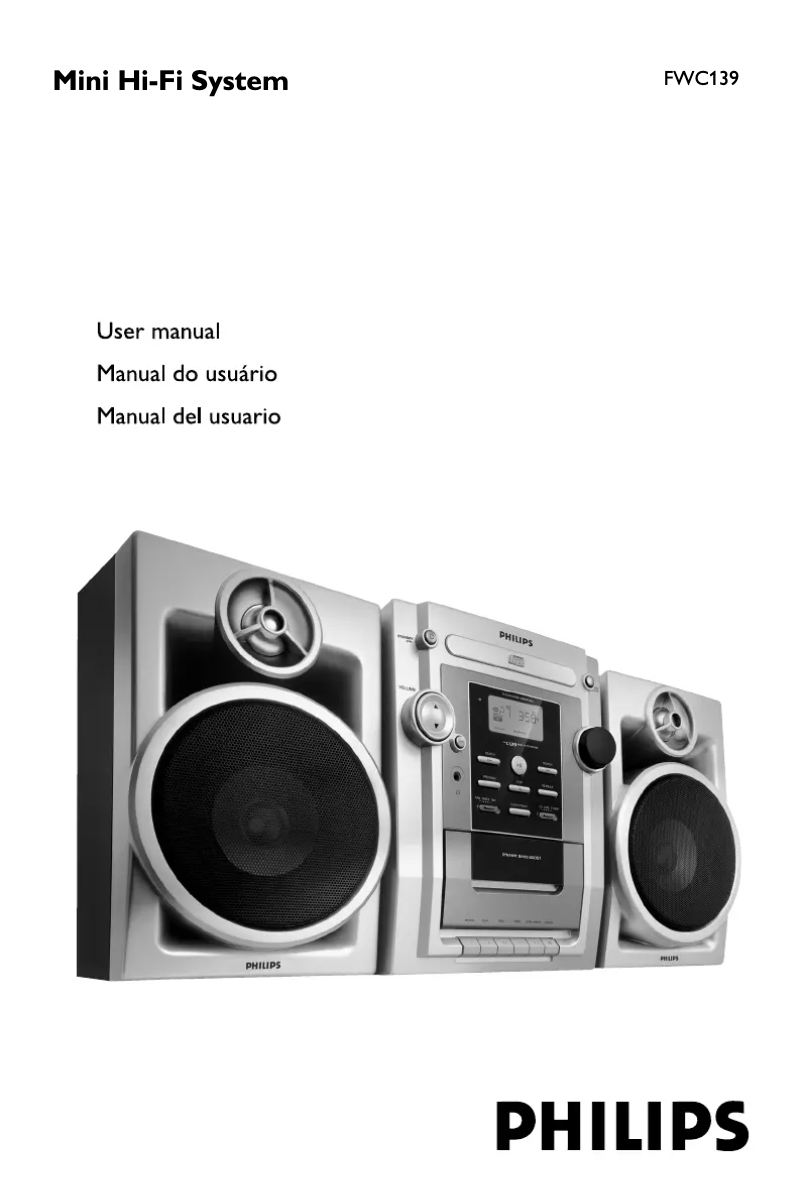 Page 1 de la notice Manuel utilisateur Philips FWC139