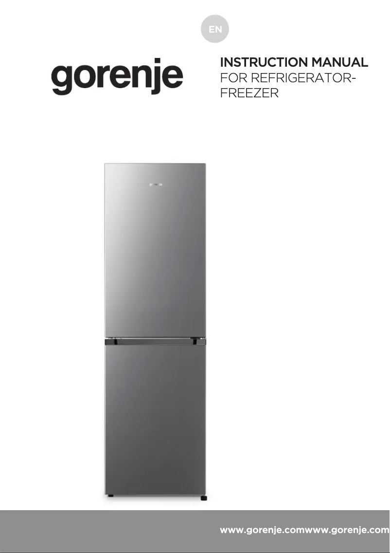Página 1 del manual Manual de usuario Gorenje NRK4182CS4