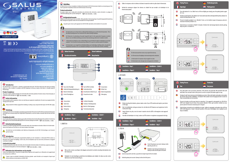 Página 1 del manual Manual de usuario Salus RT310i