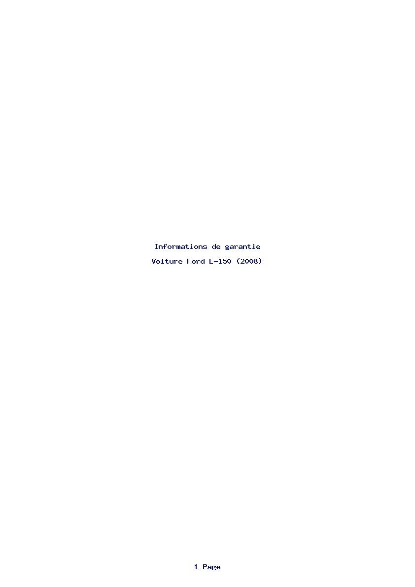 Image de la première page du manuel de l'appareil E-150 (2008)