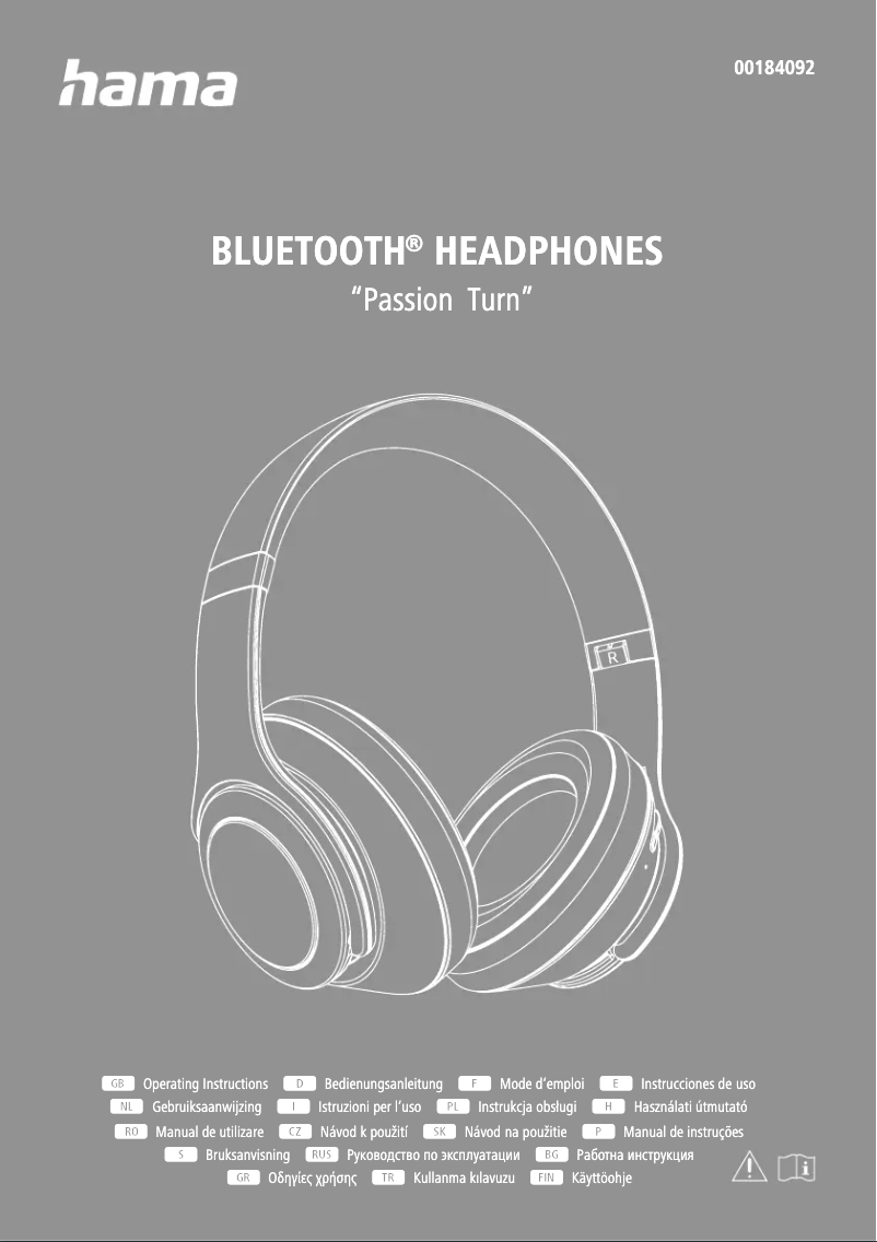 Page 1 de la notice Manuel utilisateur Hama Passion Turn