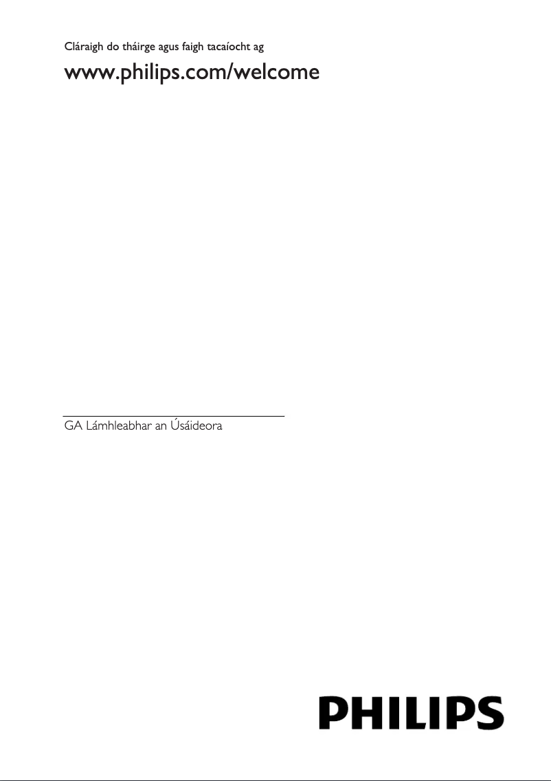 Page n°1 - Manuel utilisateur Philips 46PFL3118H